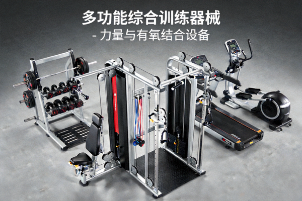 多功能综合训练器械 - 力量与有氧结合设备